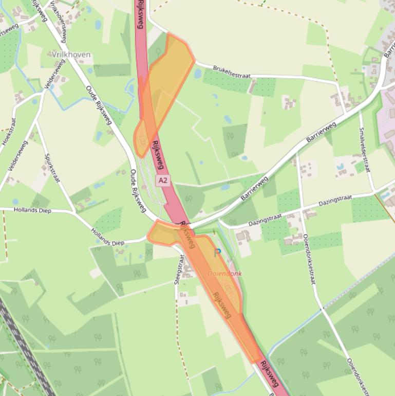 Kaart van postcodegebied 5298MG.
