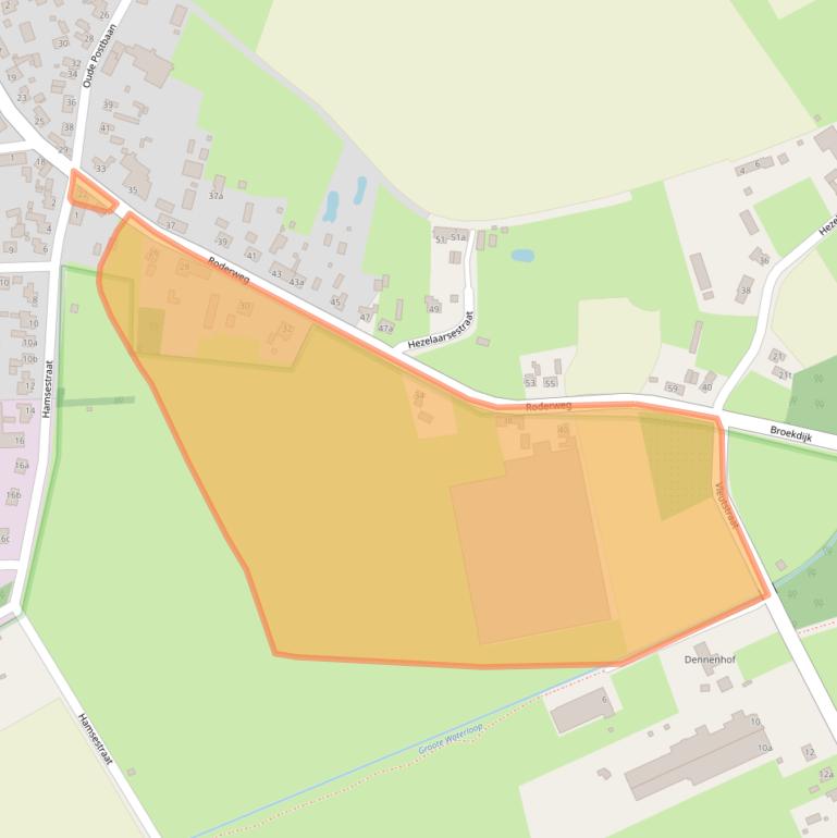 Kaart van postcodegebied 5298NC.