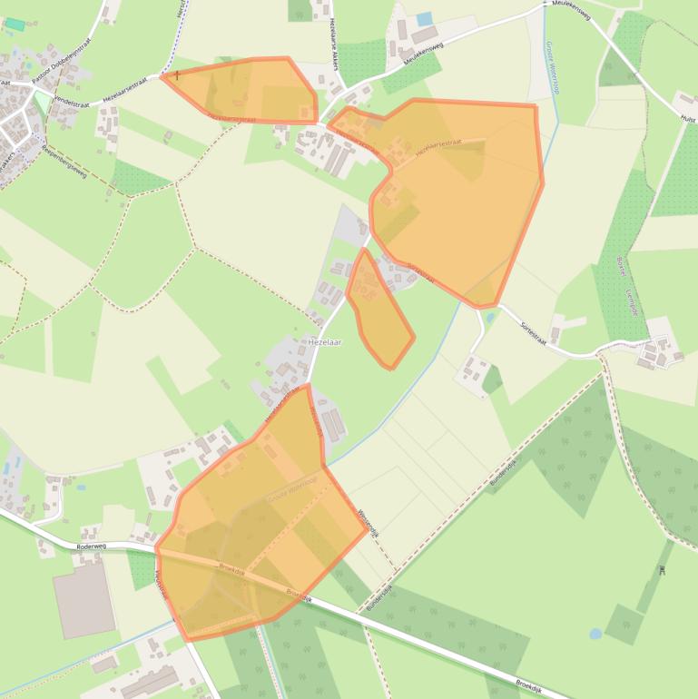 Kaart van postcodegebied 5298NH.