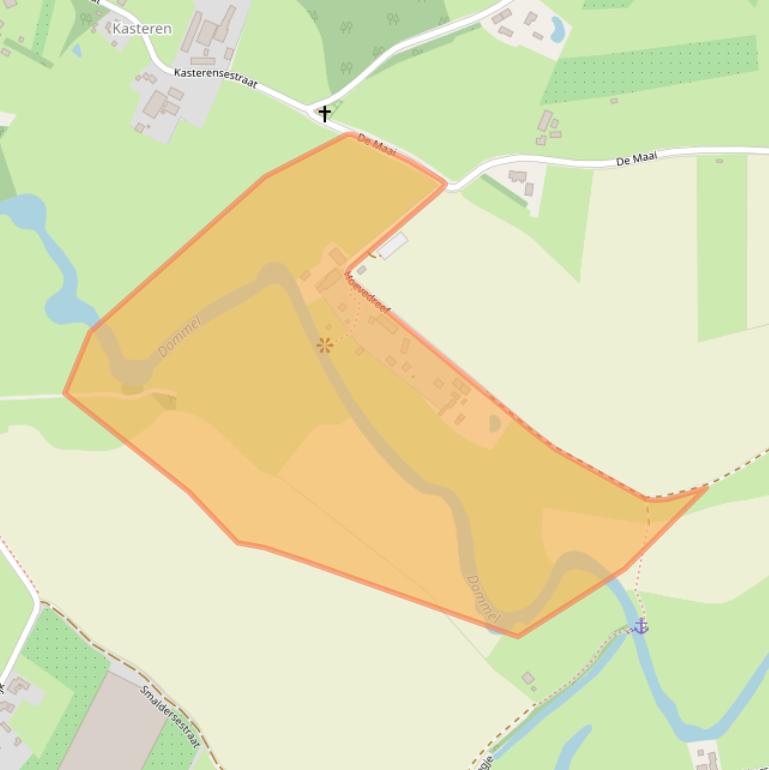 Kaart van postcodegebied 5298NS.