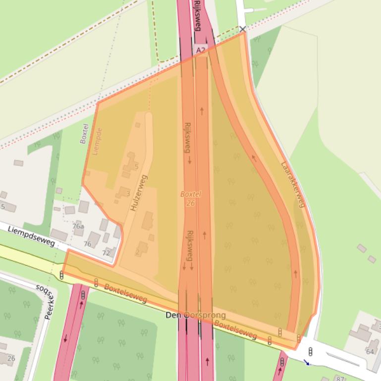 Kaart van postcodegebied 5298PA.