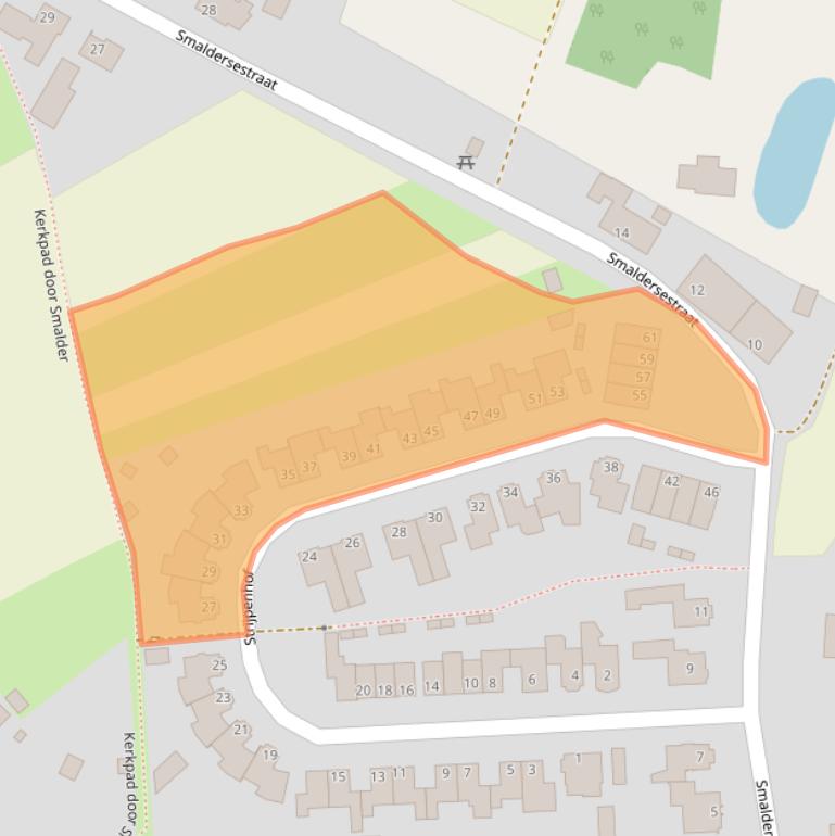 Kaart van postcodegebied 5298SC.