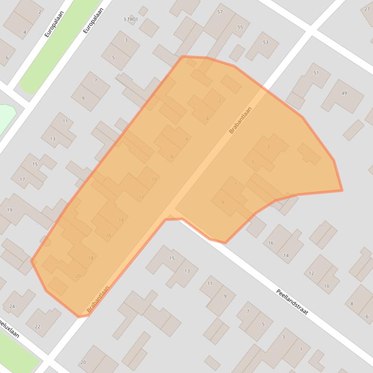 Kaart van postcodegebied 5298TK.