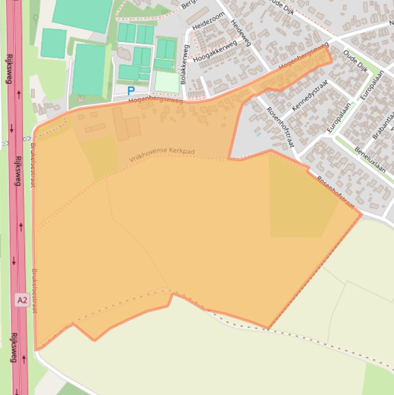 Kaart van postcodegebied 5298TS.