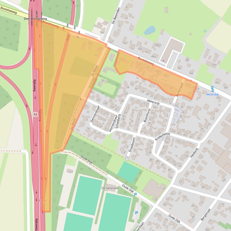 Kaart van postcodegebied 5298VB.