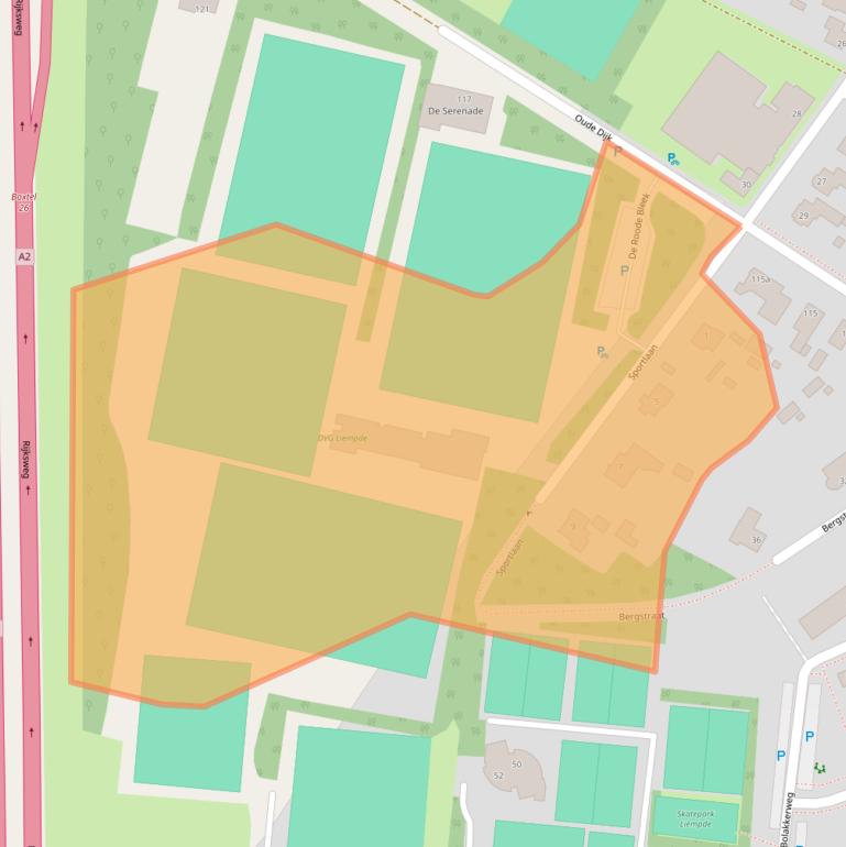 Kaart van postcodegebied 5298VP.
