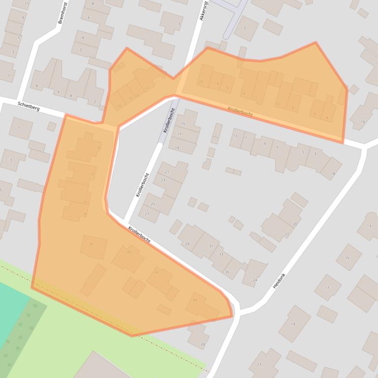 Kaart van postcodegebied 5298WC.