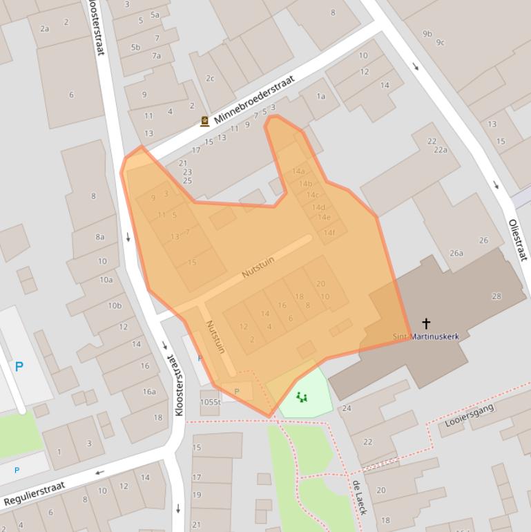 Kaart van postcodegebied 5301BZ.