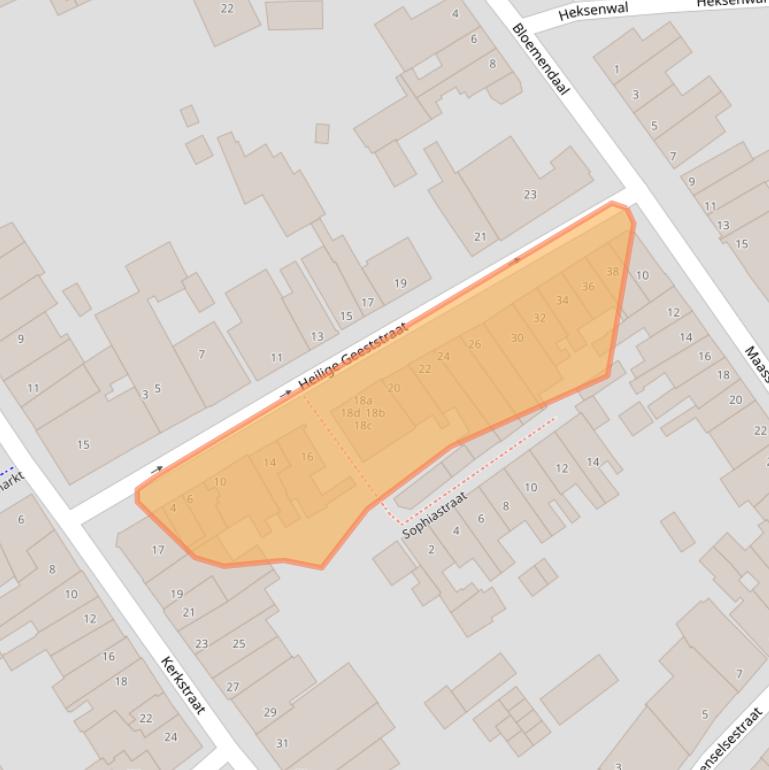 Kaart van postcodegebied 5301CR.
