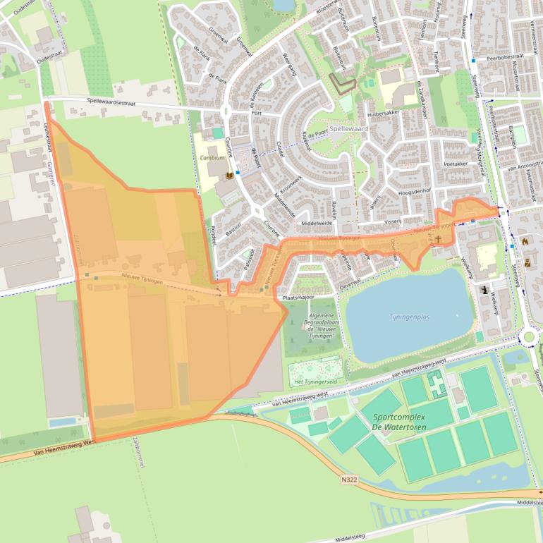 Kaart van postcodegebied 5301DA.