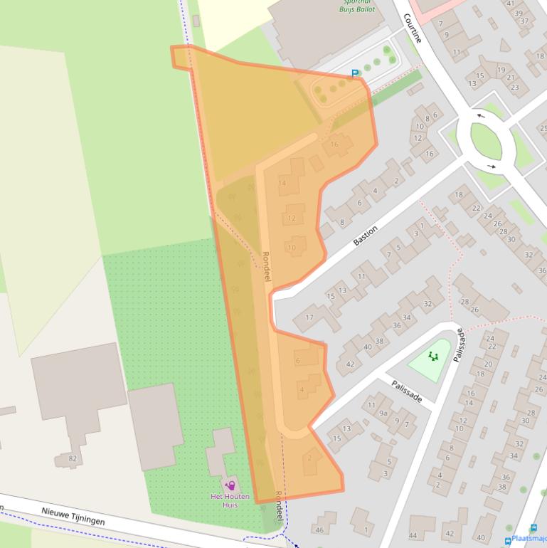 Kaart van postcodegebied 5301DD.