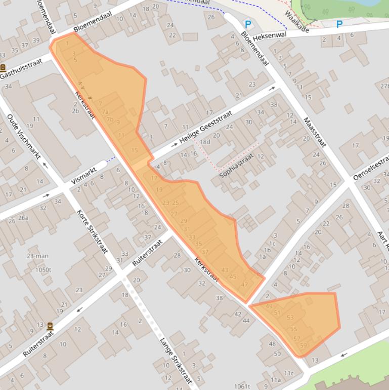 Kaart van postcodegebied 5301EG.