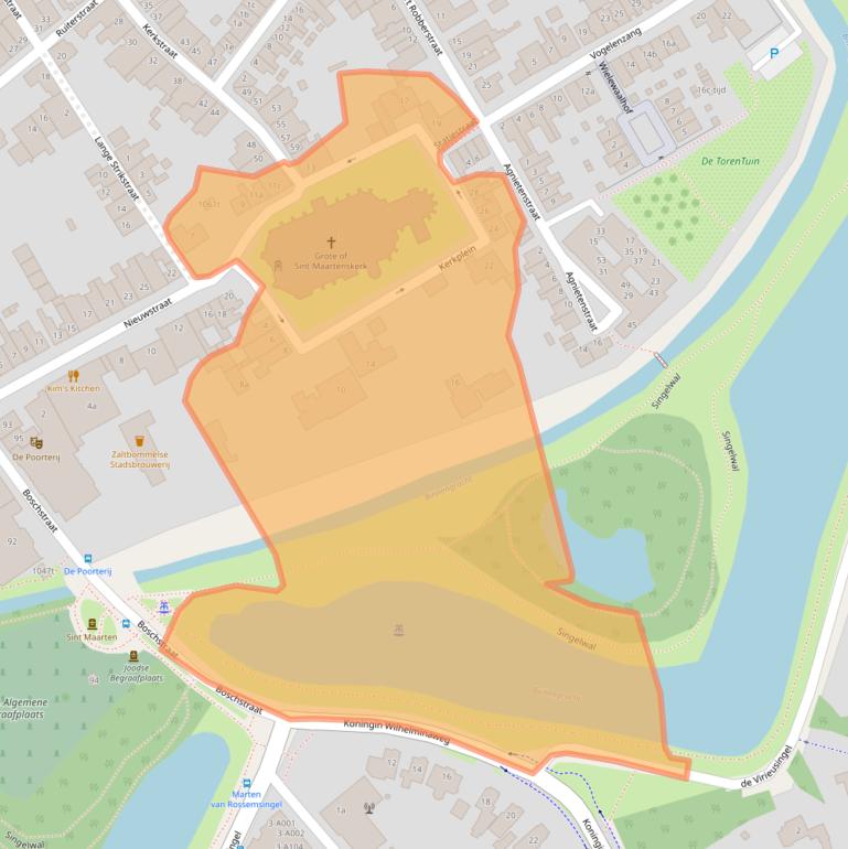 Kaart van postcodegebied 5301EK.