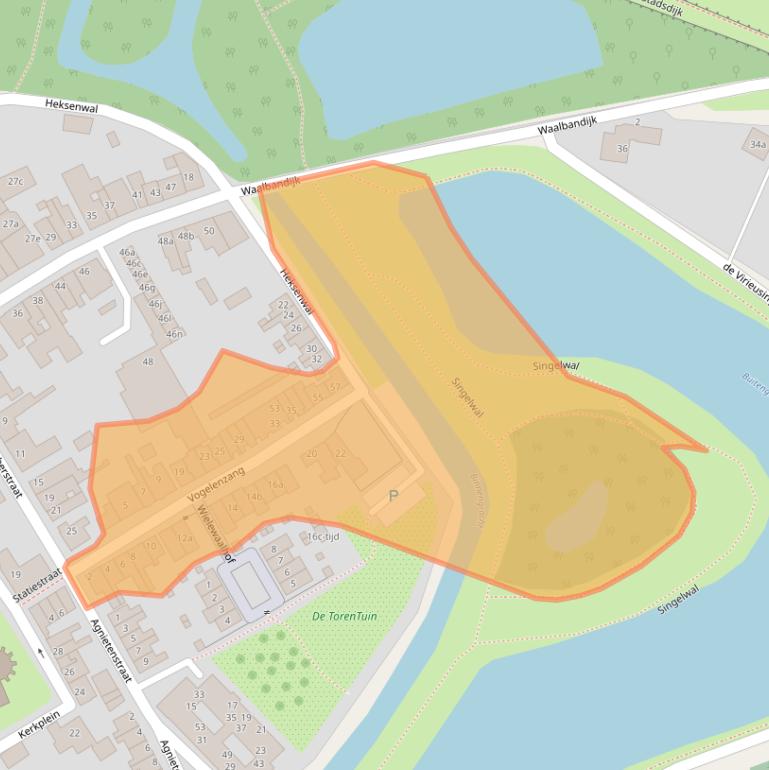 Kaart van postcodegebied 5301ER.