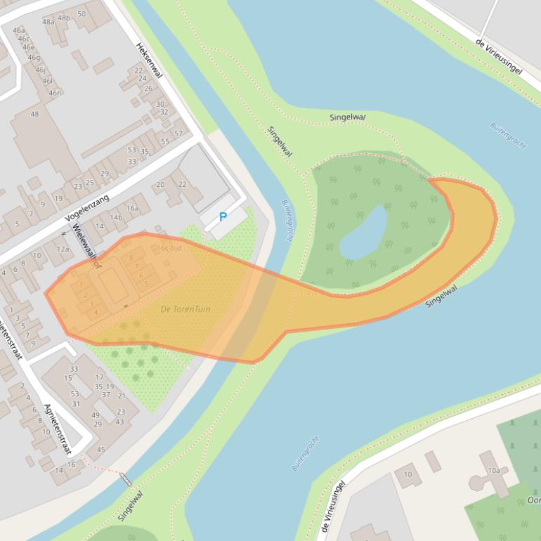 Kaart van postcodegebied 5301EX.