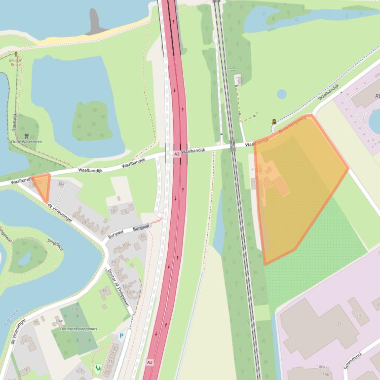 Kaart van postcodegebied 5301GA.