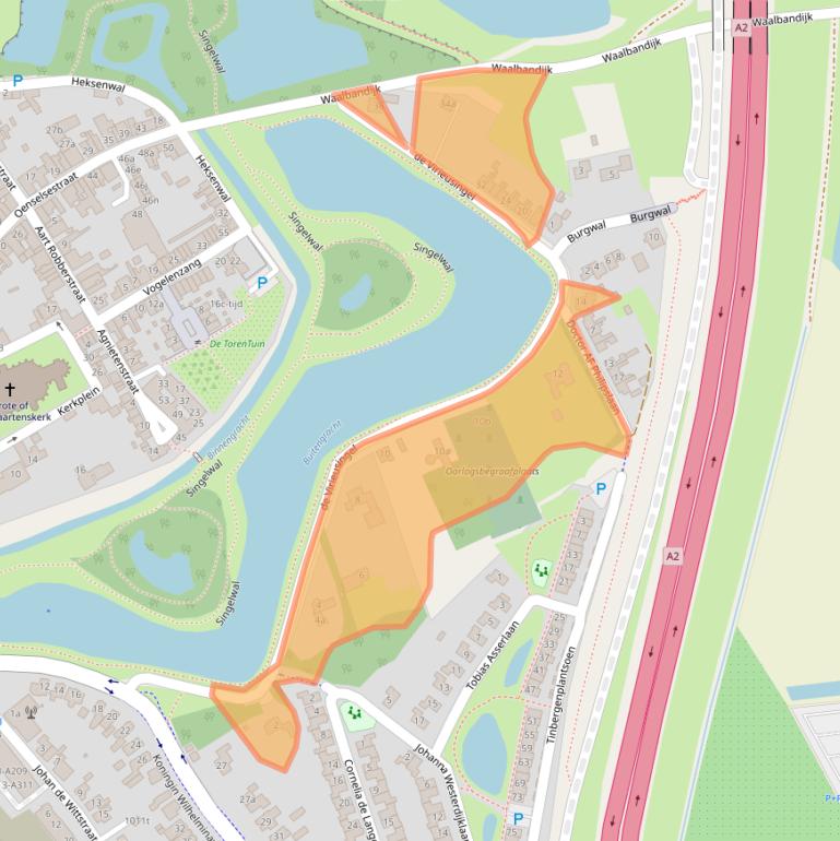 Kaart van postcodegebied 5301GB.