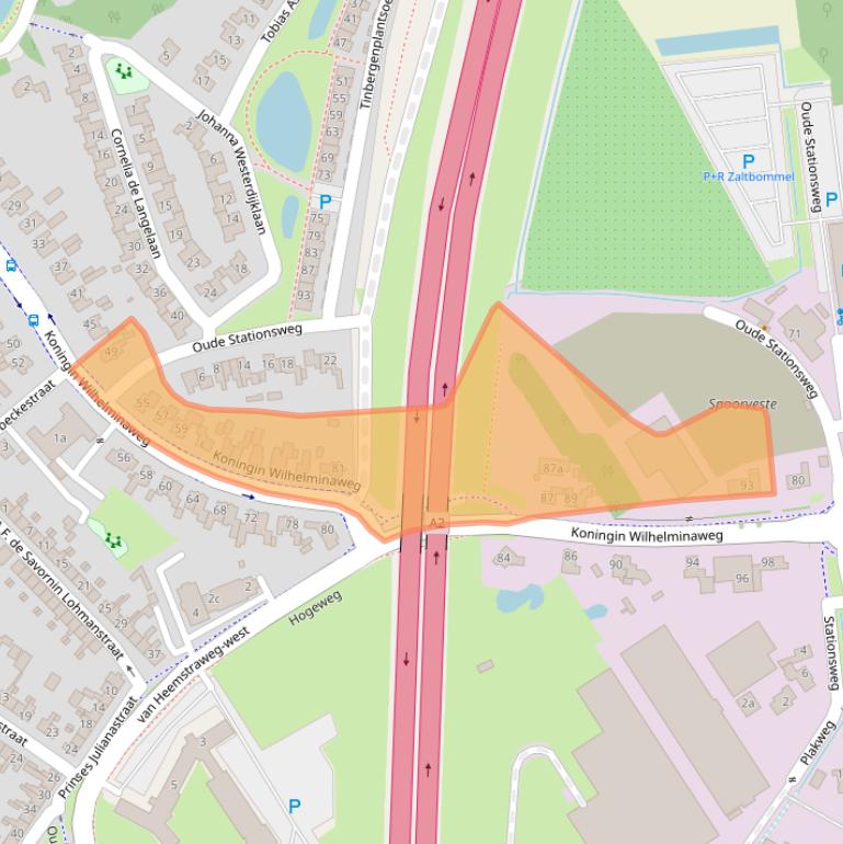 Kaart van postcodegebied 5301GG.