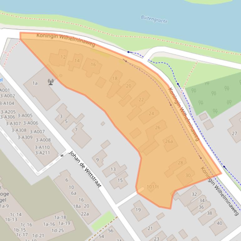 Kaart van postcodegebied 5301GH.