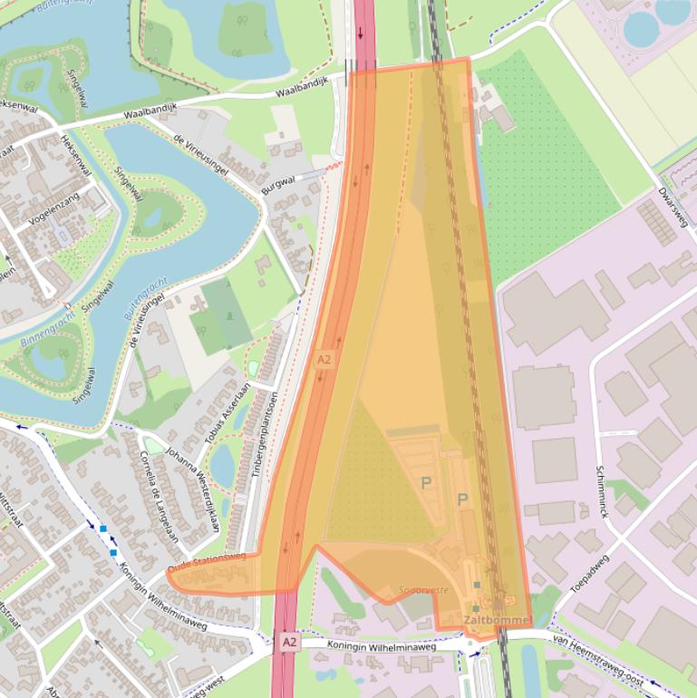 Kaart van postcodegebied 5301GL.