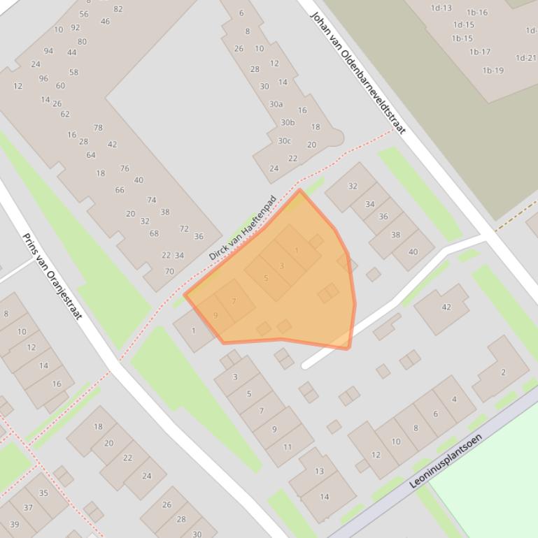 Kaart van postcodegebied 5301GP.