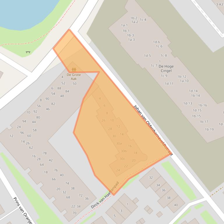 Kaart van postcodegebied 5301GX.