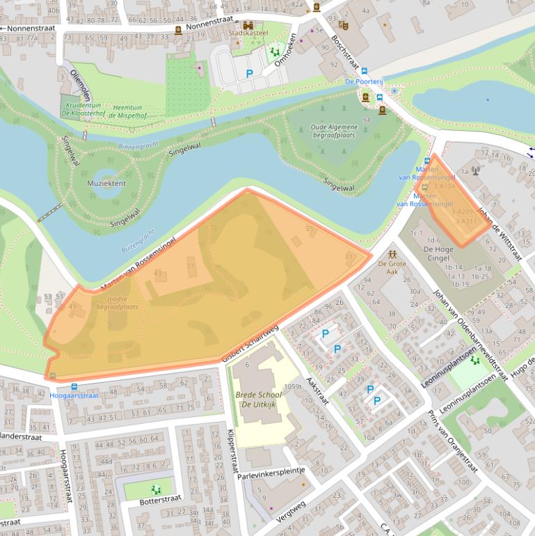 Kaart van postcodegebied 5301HA.