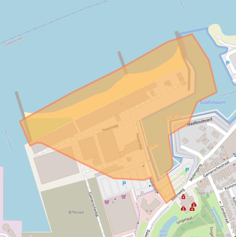 Kaart van postcodegebied 5301HG.