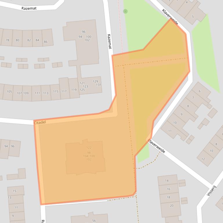 Kaart van postcodegebied 5301JC.