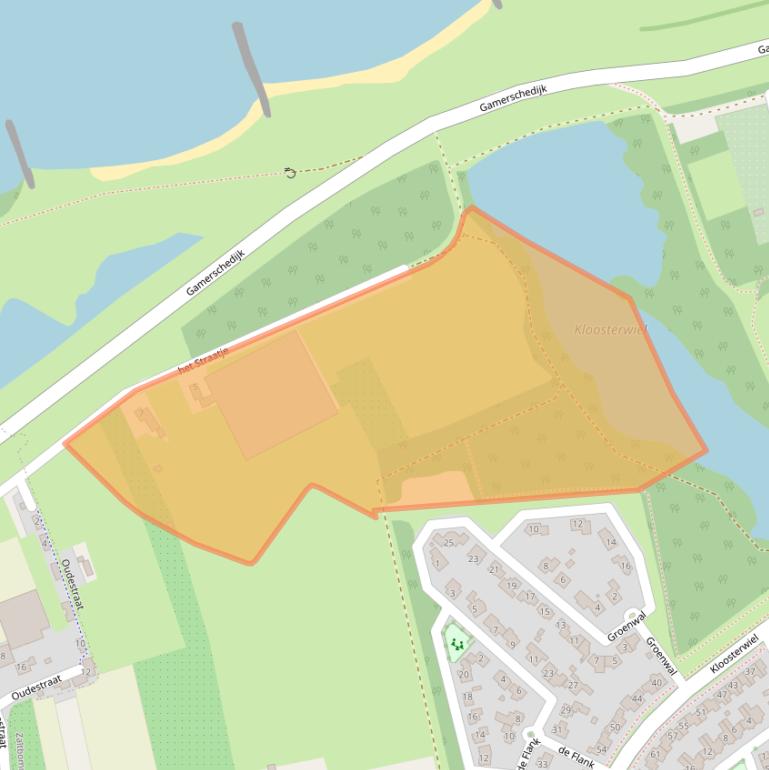 Kaart van postcodegebied 5301JZ.