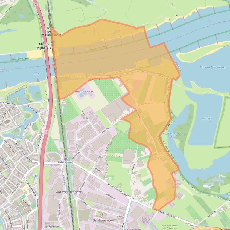 Kaart van postcodegebied 5301KC.