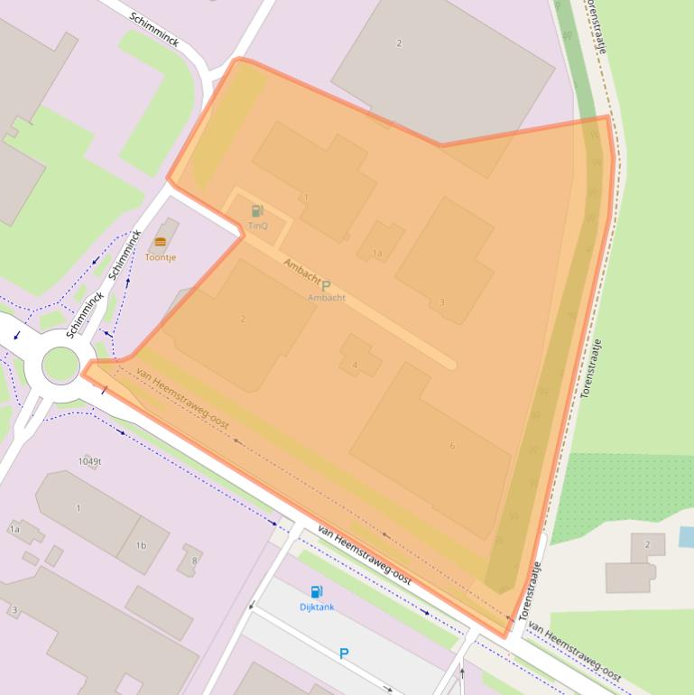 Kaart van postcodegebied 5301KW.