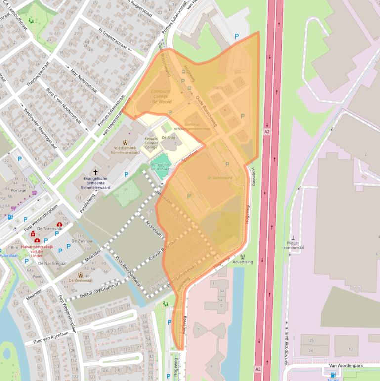 Kaart van postcodegebied 5301LA.