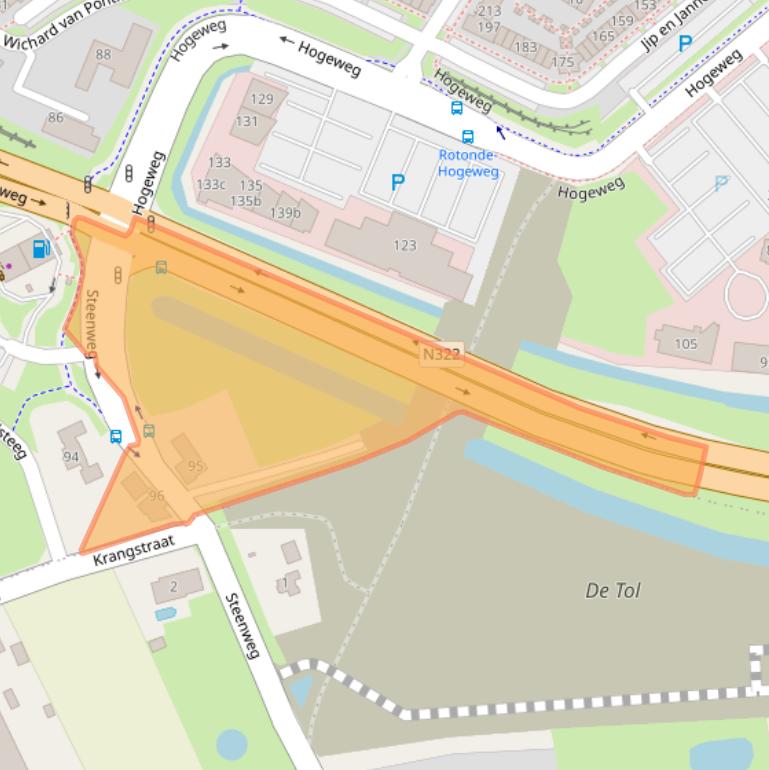 Kaart van postcodegebied 5301LD.