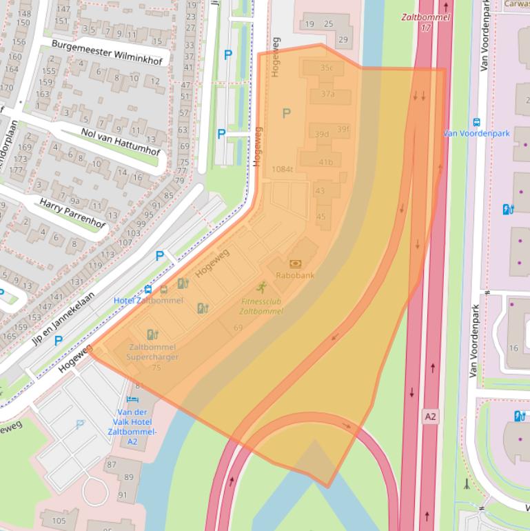 Kaart van postcodegebied 5301LJ.