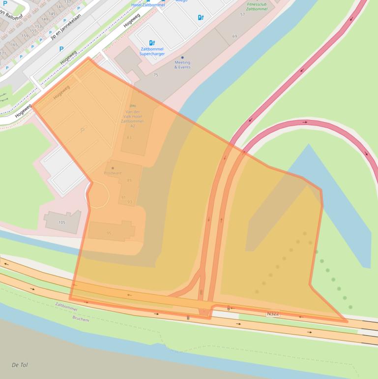 Kaart van postcodegebied 5301LK.