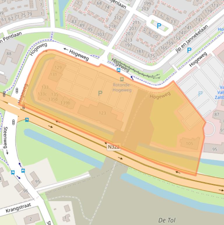 Kaart van postcodegebied 5301LL.