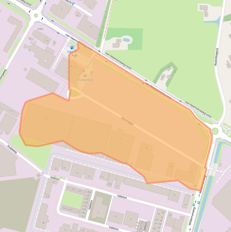 Kaart van postcodegebied 5301LV.