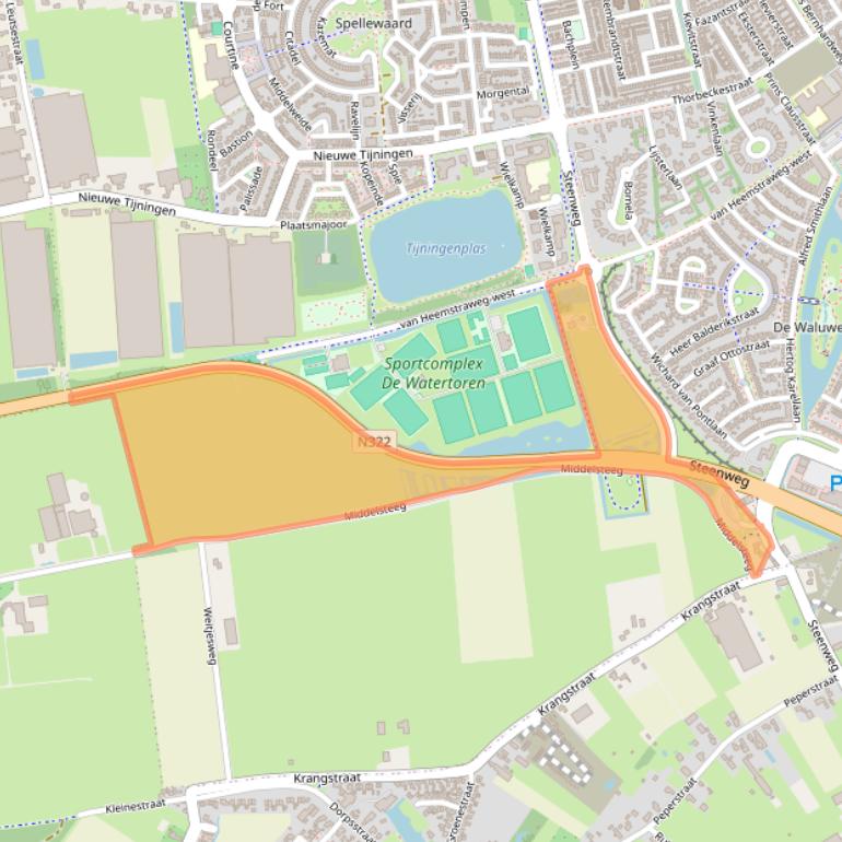 Kaart van postcodegebied 5301MZ.