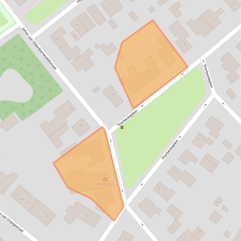 Kaart van postcodegebied 5301NB.