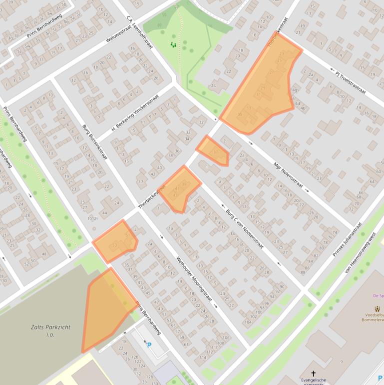Kaart van postcodegebied 5301ND.