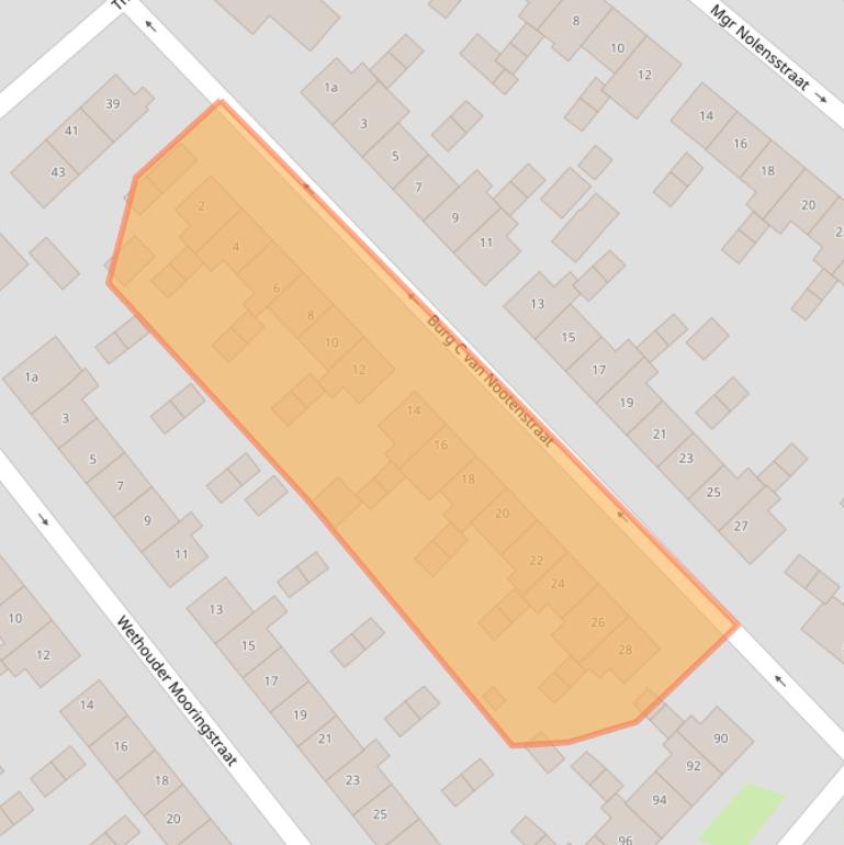 Kaart van postcodegebied 5301NR.