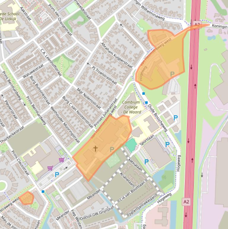 Kaart van postcodegebied 5301PA.