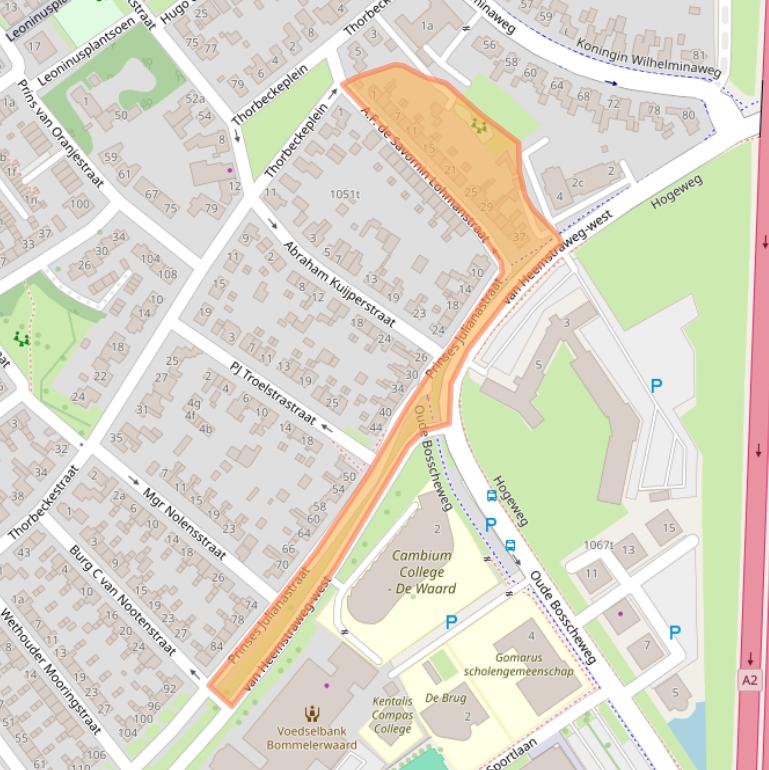 Kaart van postcodegebied 5301PB.