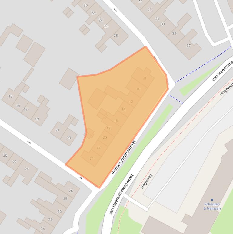 Kaart van postcodegebied 5301PE.