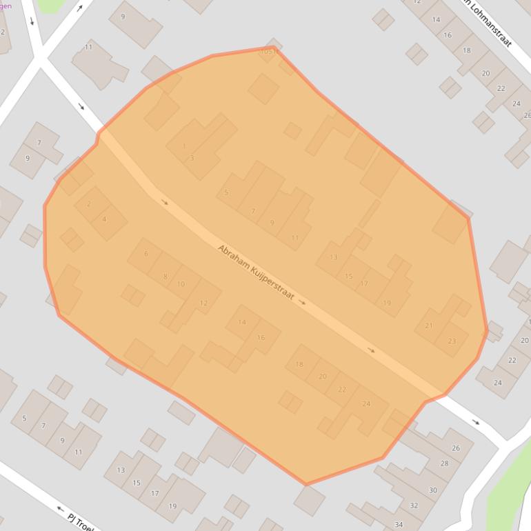 Kaart van postcodegebied 5301PL.