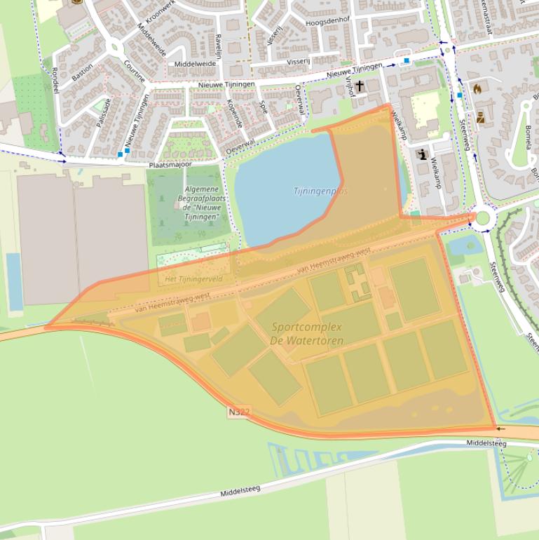 Kaart van postcodegebied 5301PZ.