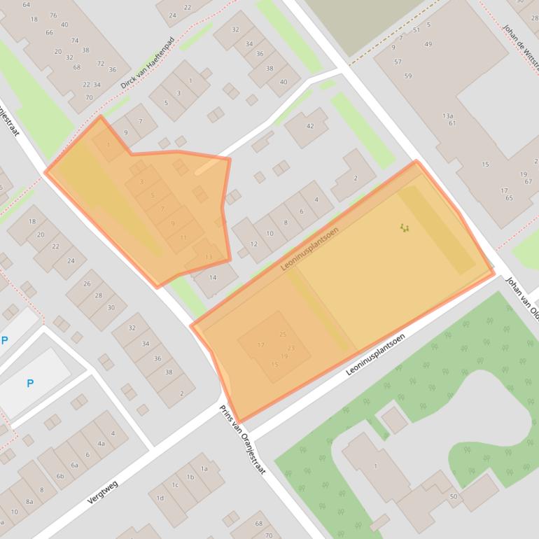 Kaart van postcodegebied 5301RA.