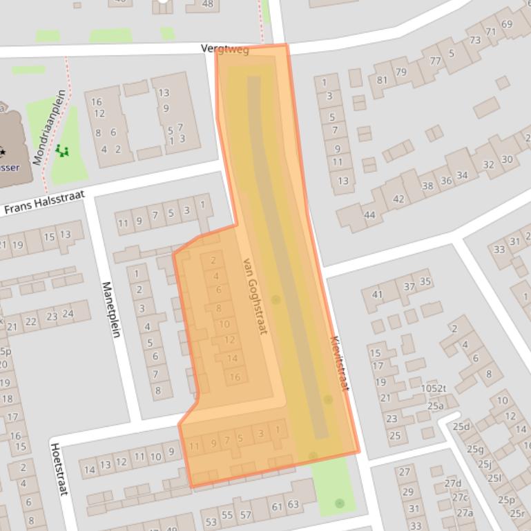 Kaart van postcodegebied 5301SN.