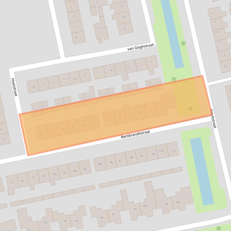 Kaart van postcodegebied 5301SV.